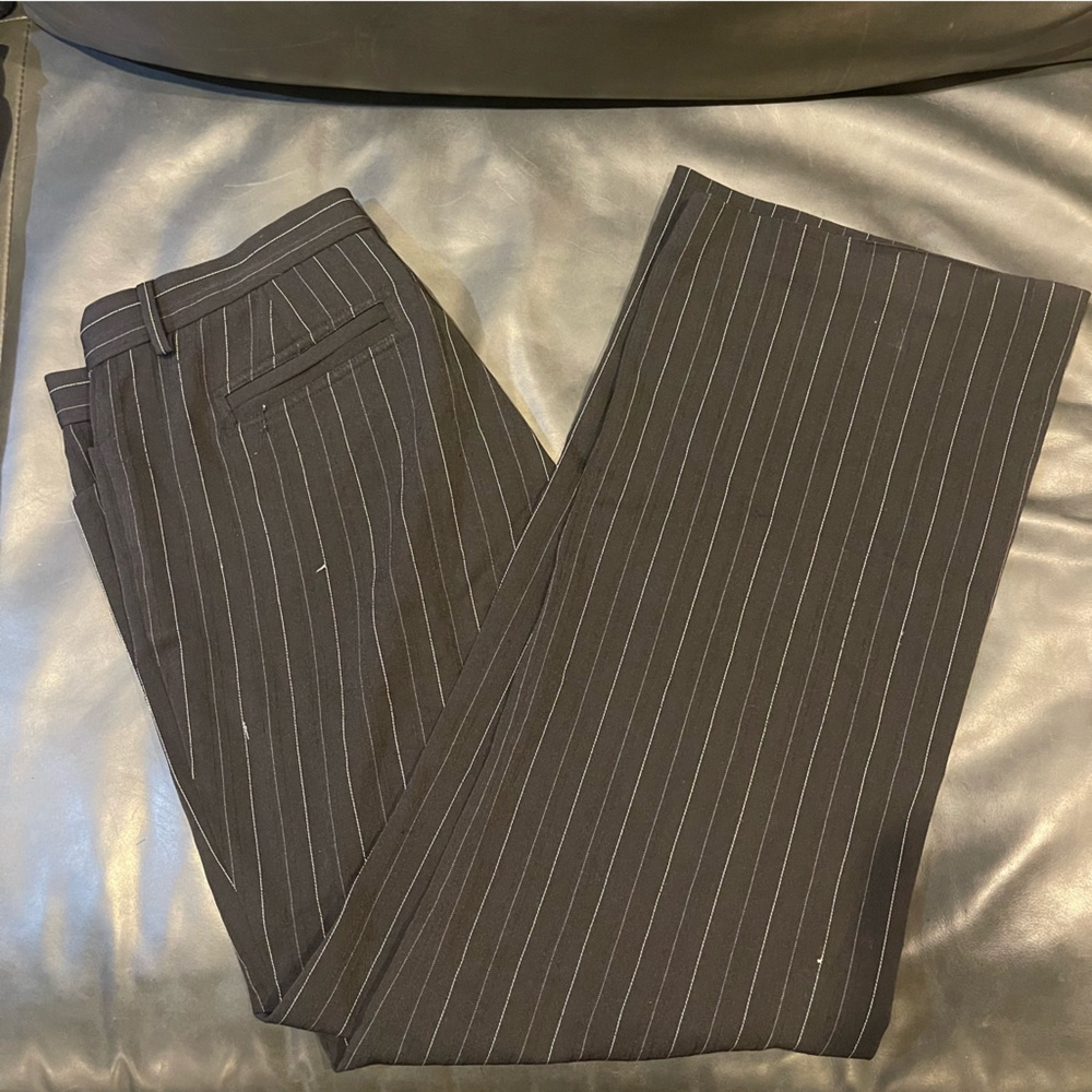 Focus 2000 Black Pinstripe Trousers